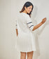Embroidered Cotton Mini Dress